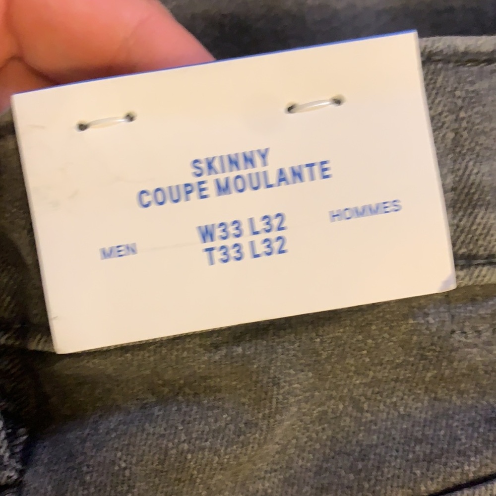 New H&M Dark Gray Skinny Stretch Jeans - Picture 4 of 9